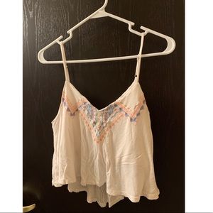 Flowy spaghetti strap summer tee